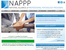 Tablet Screenshot of nappp.org